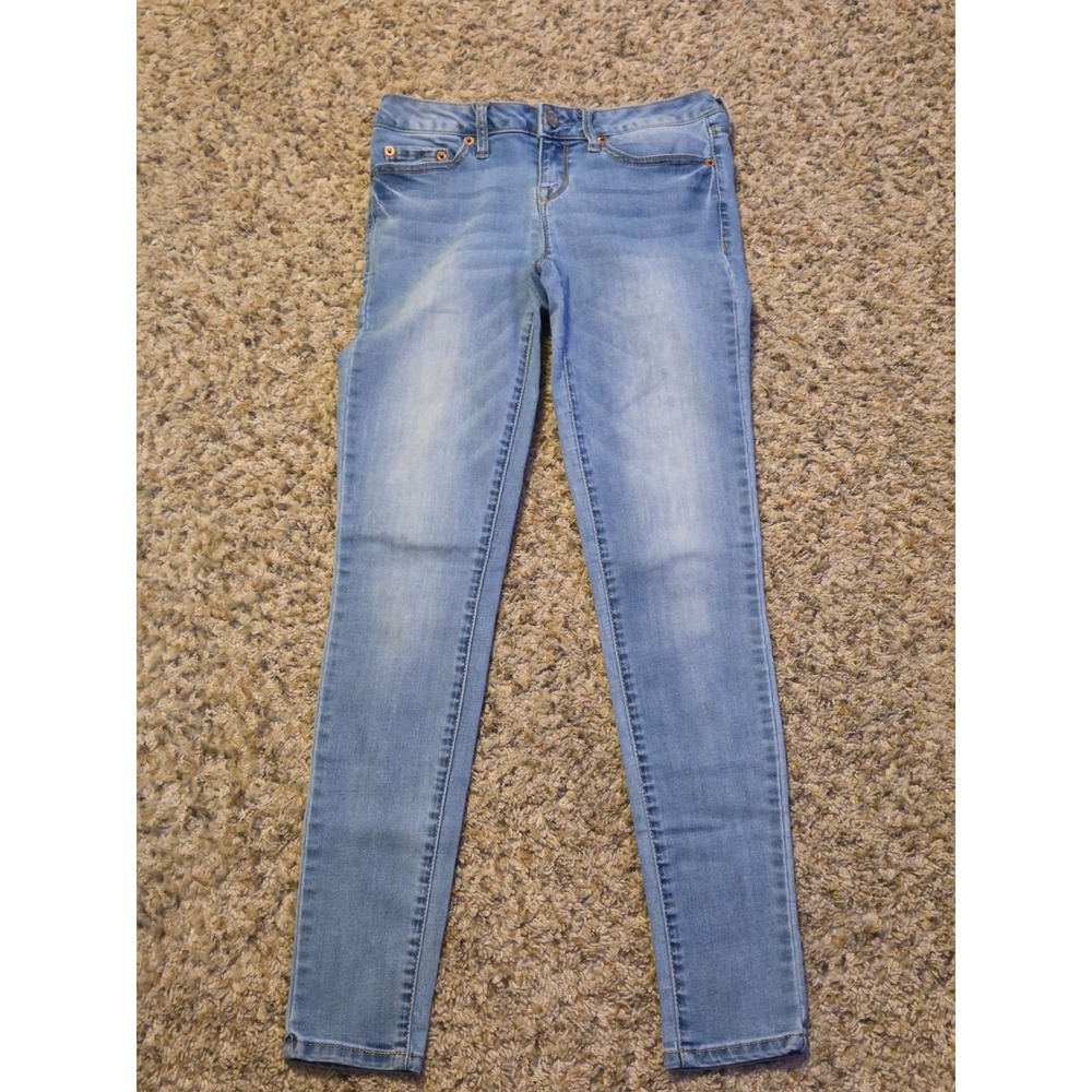 Aeropostale Skinny Jegging Jeans Women's Size 0 Blue Light Wash